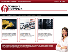 Tablet Screenshot of knightsystems.net